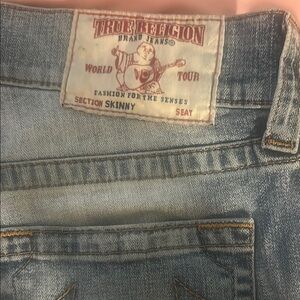 True Religion Light Blue Denim Jeans